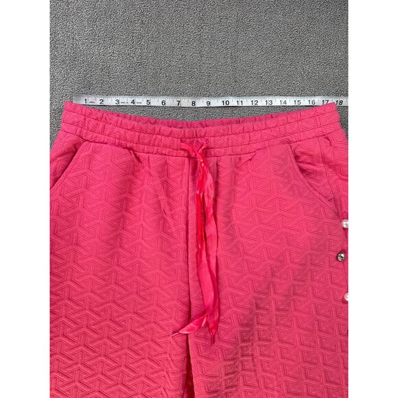 Simply Southern Lounge Set Quilted Sweat Suit Comfy Casual Feminine Pink XL - Picture 11 of 13
